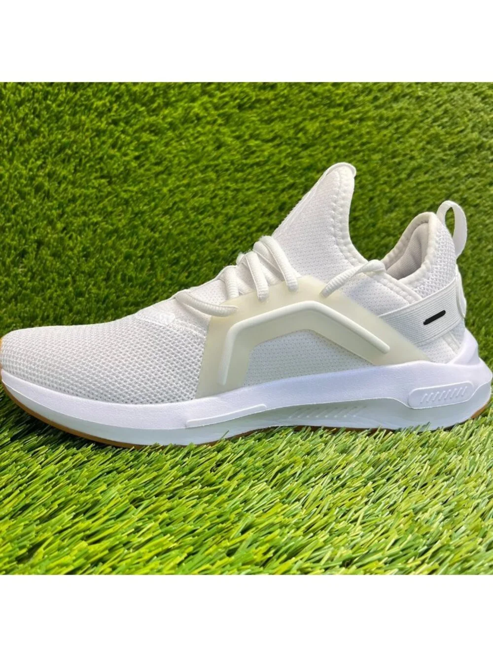 Puma Softride Enzo 5 Mens Size 7 White Athletic Running Walking Shoes Sneakers